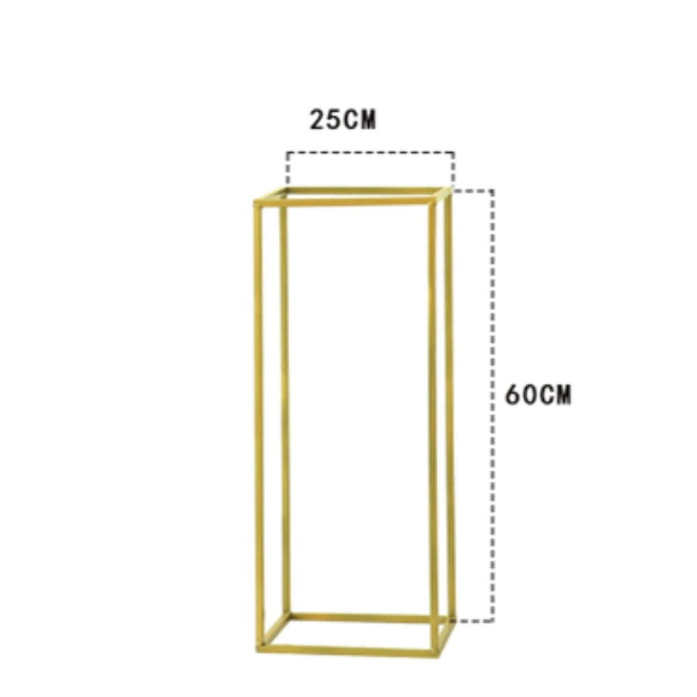 Gold color 4 цвета, 10 шт., Цветочная ваза, колонны, напольные вазы, колонна-подставка, металлический дорожный свинец, свадебный стол, Центральная стойка для цветов, декор для мероприятий - Цвет: Gold color