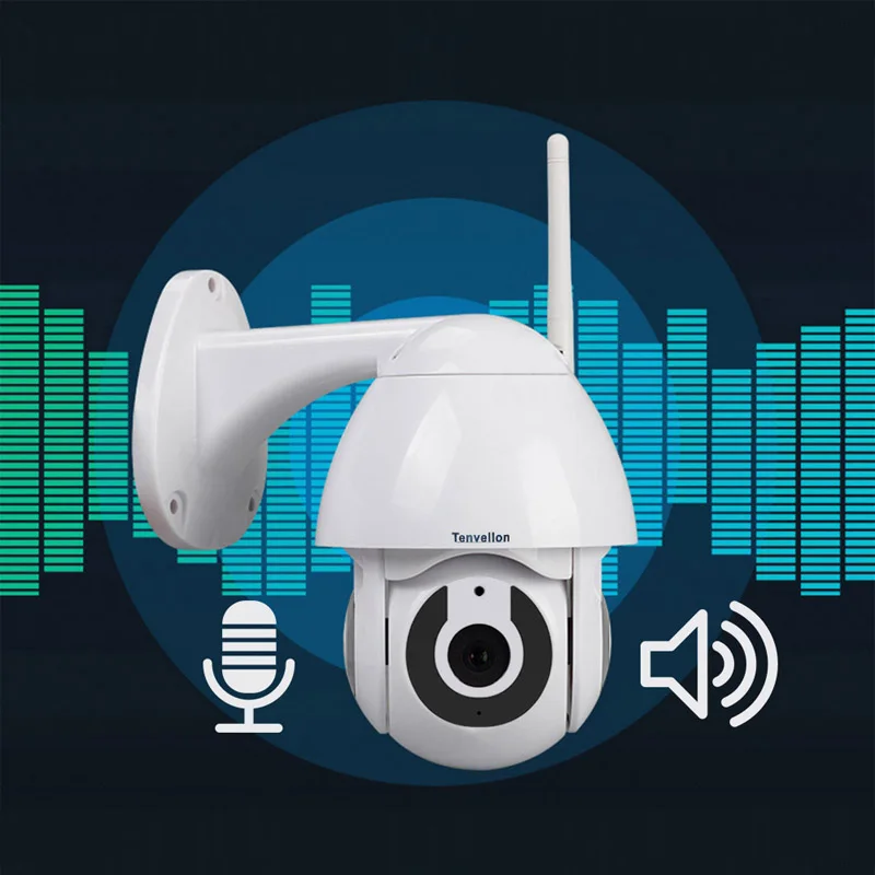 V380 IP камера wifi 1080P наружная Водонепроницаемая PTZ камера скоростная купольная CCTV Камера Безопасности s IP камера домашнее видеонаблюдение