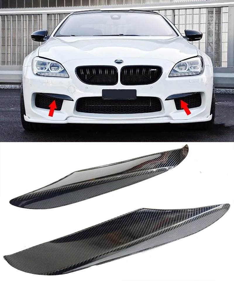 

Подходит для BMW 6 серии F06 F12 F13 M6 углеродное волокно передние Прямые брови обертывание угол