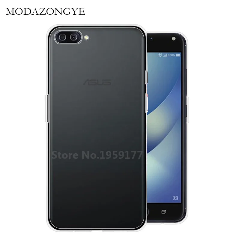 Оригинальный мягкий чехол Asus ZenFone 4 Max ZC554KL силиконовая задняя крышка для телефона