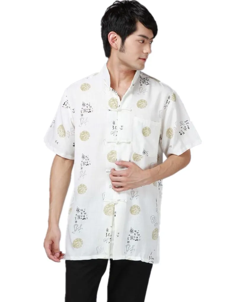 Рубашка Мужская льняная с надписью дракон|shirts bulk|fabric shirtshirts painting |