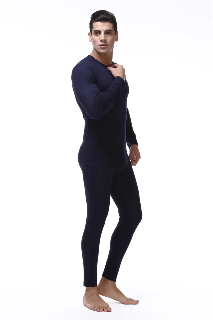 Высокое качество, мужское нижнее белье, костюмы размера плюс, 7XL, Модальные, мягкие, с o-образным вырезом, кальсоны, наборы, топы и штаны, Модальные, мужские пижамы, костюмы