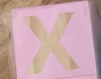 pink X Скандинавский стиль 3D деревянные XO буквы блоки украшения DIY Детская комната настенная наклейка с деревьями строительные блоки детский подарок фотография Реквизит - Цвет: pink X
