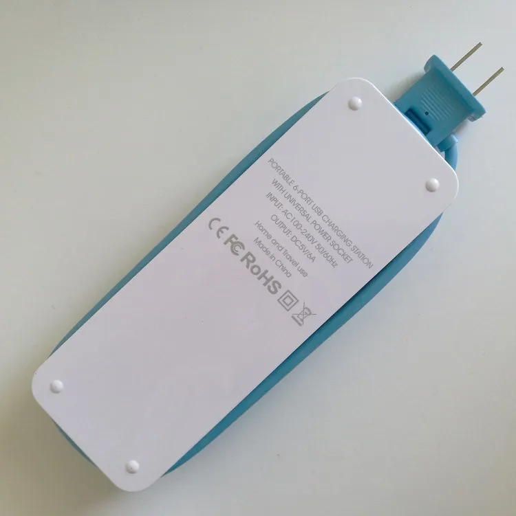 6 Way Multi USB хаб мобильного телефона Зарядное устройство 5 В 6A eu/us/uk/au стены AC зарядка