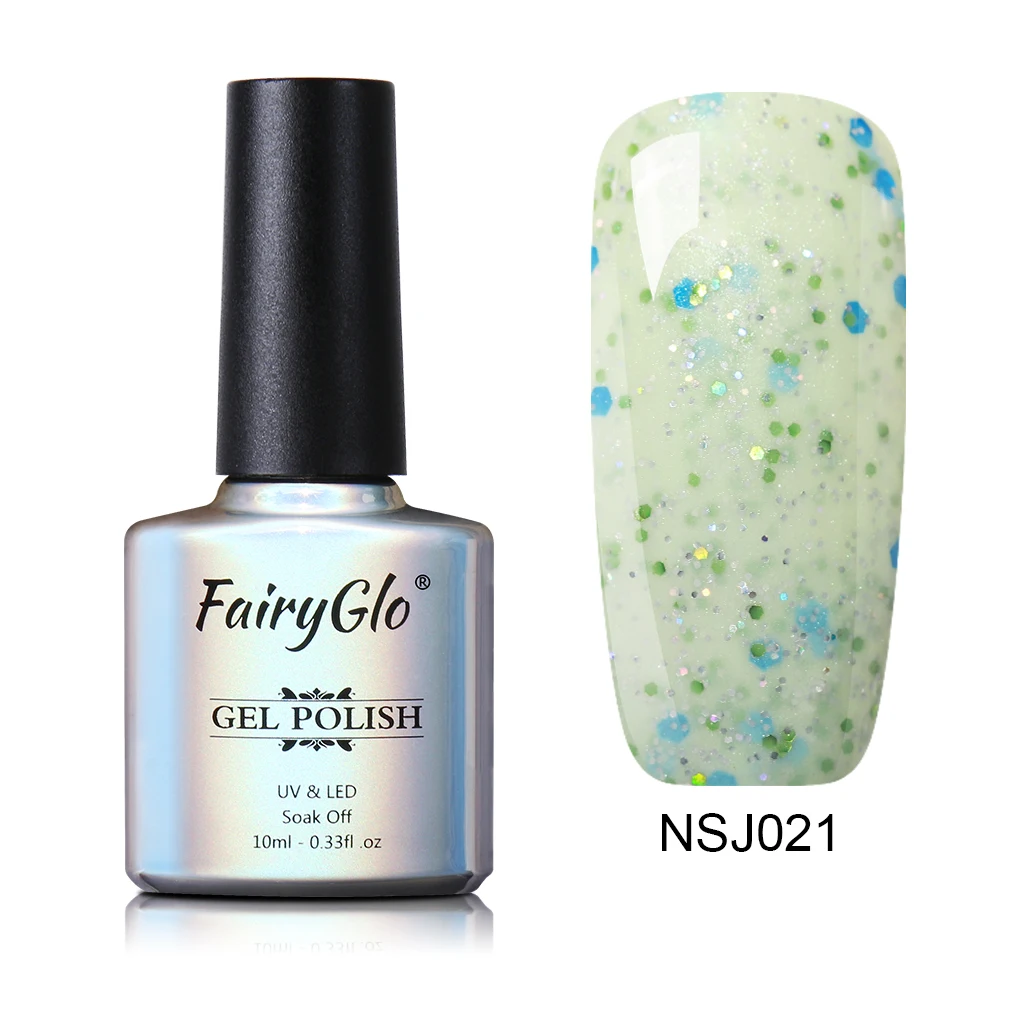 NSJ021 FairyGlo 10 мл гель для ногтей Chesse песок УФ гель лак для ногтей светодиодный штамповка Гибридный гель лак краска геллак Лаки Эмаль Гель для ногтей - Цвет: NSJ021