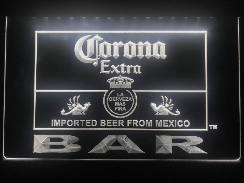 Светодиодный неоновый светильник Corona Extra Beer Bar 418