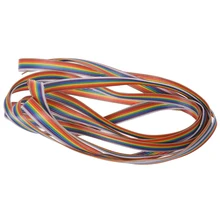 10 футов 8 Pin Гибкий плоский IDC ленточный кабель 1 27 мм