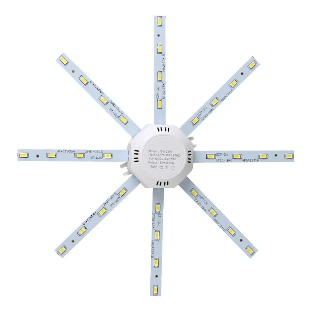 

12/16/20/24W LED Ceiling Panel Light Module Board Lamp For Home 1800LM No Strobe 12W / 16W / 20W / 24W (Optional)