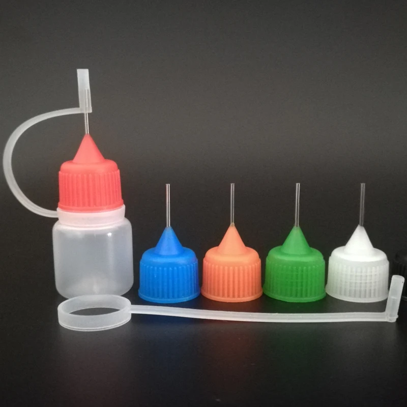 250pcs 3ml LDPE Empty Plastic Squeezable E Liquid Dropper Filling Bottles With Metal Needle Tip for juice Nail Polish | Красота и