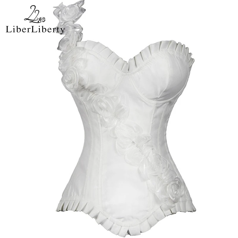 

Women Shapewear Underbust Waist Corsets Single Shoulder Strap Corset Royal Court Corsets And Bustiers Plastic Bone Corset Body