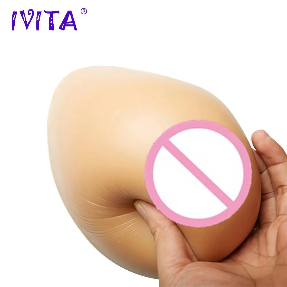 IVITA 1600 г/пара поддельные груди силиконовые формы искусственные для