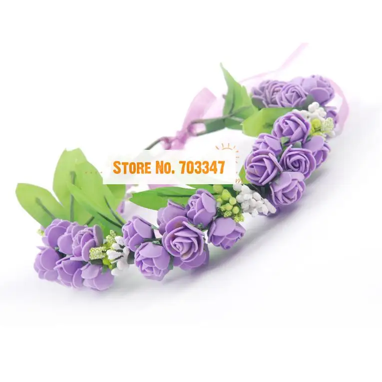 1 х Фея Волосы гирлянды корона цветок невесты ручной работы для девочек Для