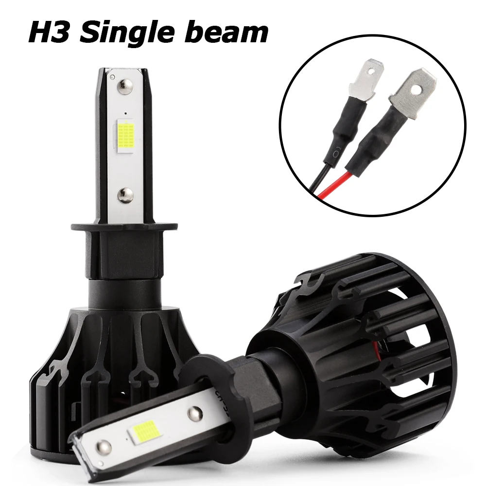 Oslamp 72 Вт 8000lm светодиодный автомобилей головной светильник лампы H4 H7 H11 H1 H3 9005 9006 моноблочные светодиодные чипы 6500 к авто светодиодный светильник светодиодный лампы 12v 24v