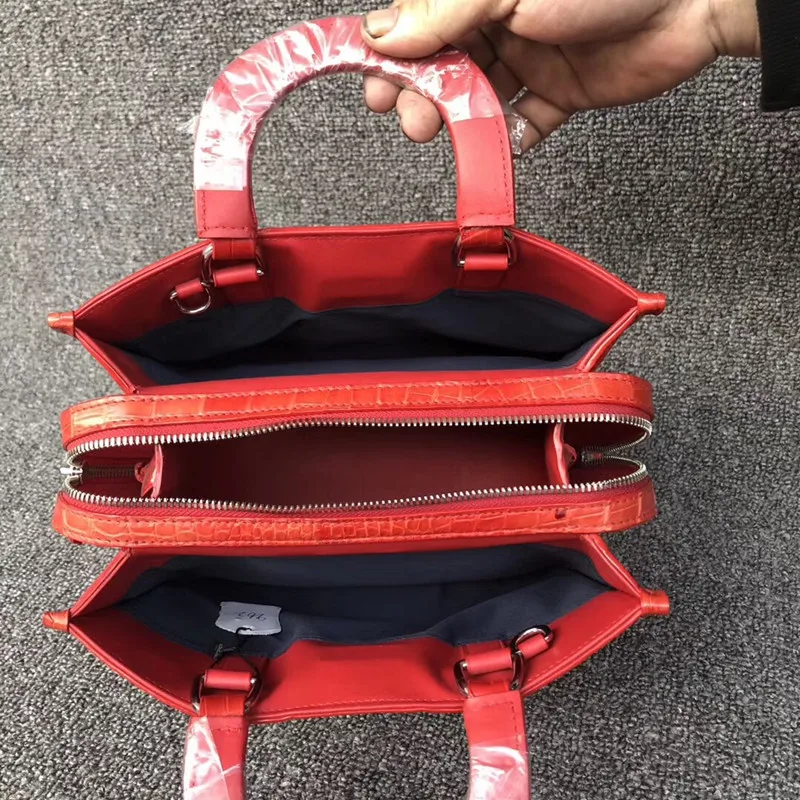 Натуральная кожа аллигатора среднего размера OL рабочий кошелек женская сумка