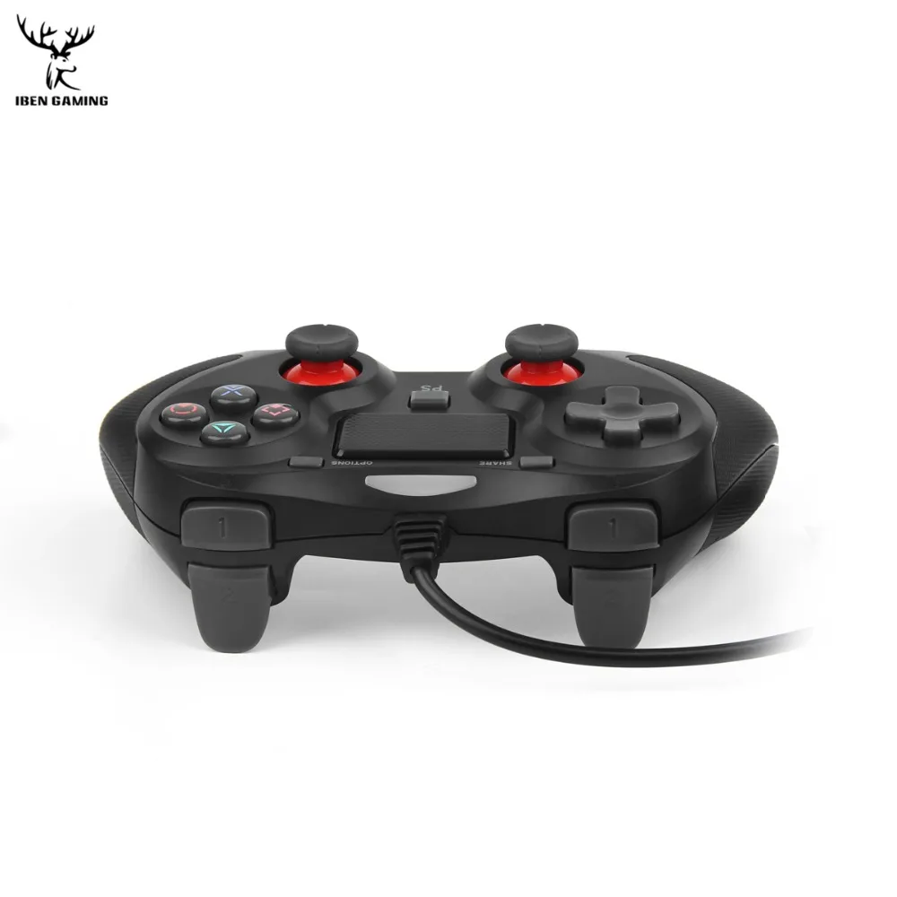 IBen USB контроллер геймпад джойстик для PS4/PS4 Pro/PS3/PC DualShock вибрации проводной