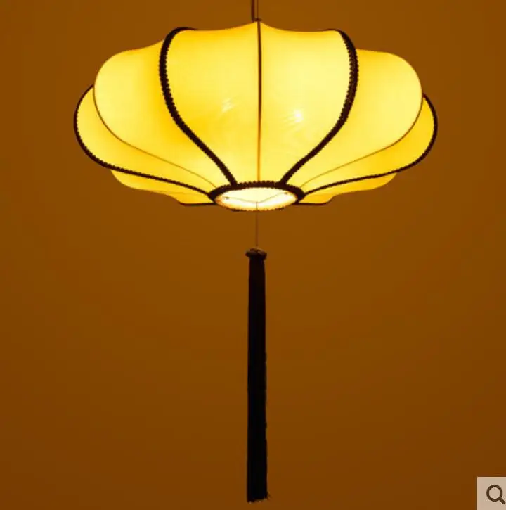 Современный новый светильник в китайском стиле ручная роспись Ткань Искусство