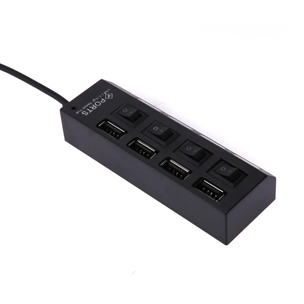 4 порта USB зарядная док-станция быстрое зарядное устройство usb-хаб с индикатором и