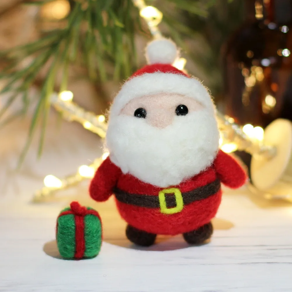 Santa Claus Christmas handmade DIY felt for gift gifts my boyfriend materials package mail | Дом и сад