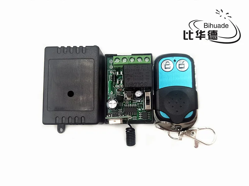 433Mhz Universal Wireless Remote Control Switch DC12V 10A 1CH relay Receiver Module and 2pcs Transmitter Controls | Электроника