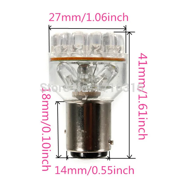 wholesale Hot Selling 1157 BAY15D P21/5W 24 LED Bright White Car Auto Tail Backup Stop Parking Lights Lamp Bulb DC12V | Автомобили и