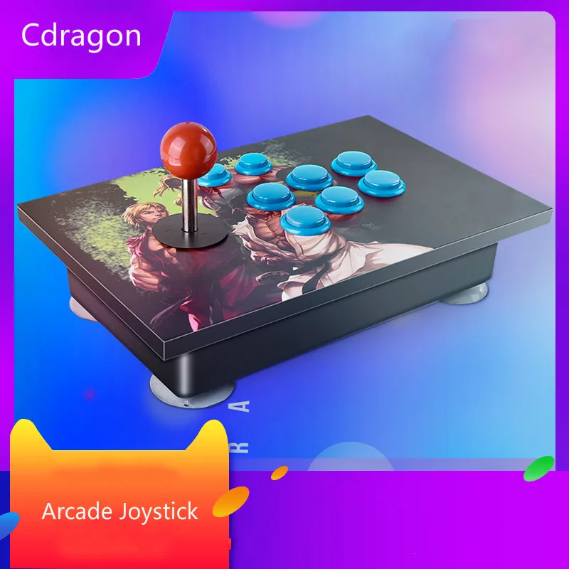 Аркада джойстик 8 кнопок ПК контроллер компьютерная игра аркадные палочки Новый