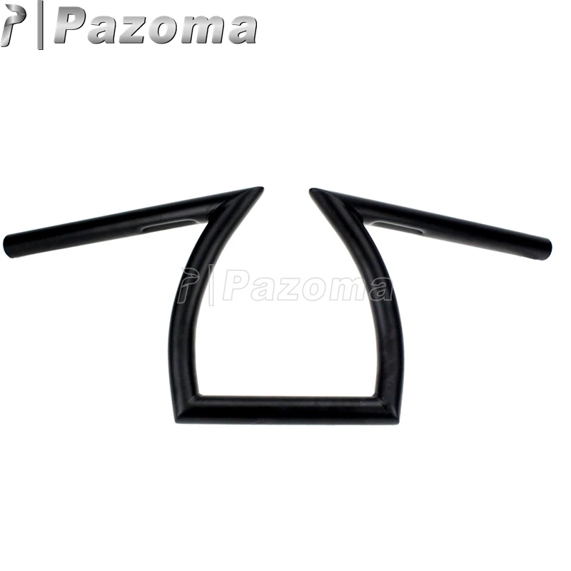 Мотоциклетный руль черный 1 &quotZ Bar вытяжной для мотоцикла Harley Sportster Dyna Custom Chopper