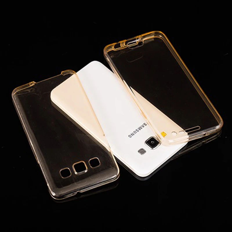 360 Полный корпус чехол для Samsung Galaxy A3 A5 A7 A8 A310 A510 G530 2016 2017 ТПУ Прозрачный передний и