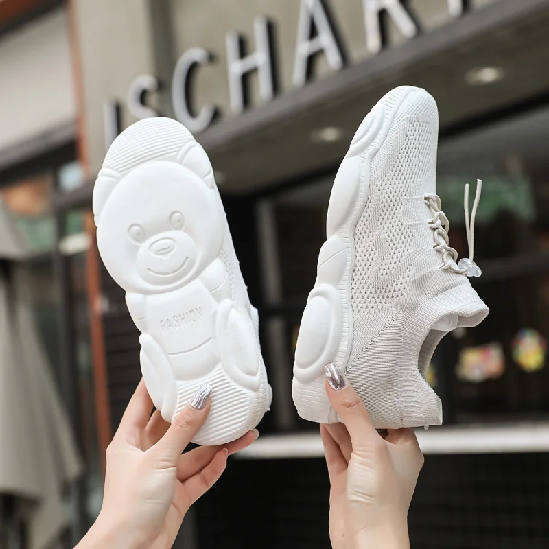 Оригинальные Официальные Женские Прогулочные кроссовки с медведями Легкие