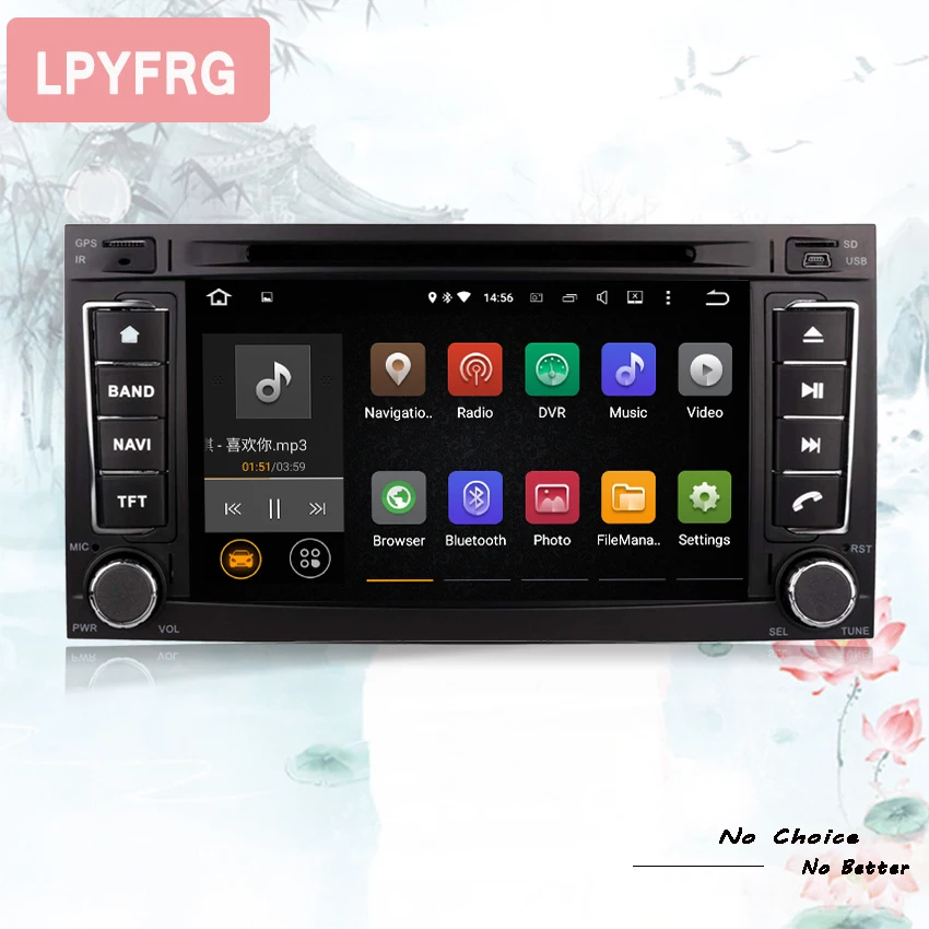 Автомагнитола на android 10 0 автомобильный радиоприемник с DVD 2din для Volkswagen VW Touareg T5