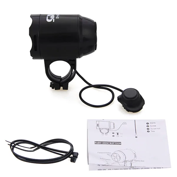 SUNDING SD 603 Водонепроницаемый громкий Велоспорт Электрический велосипед Рог пароль