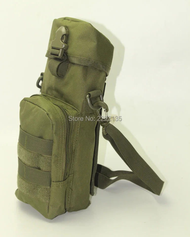 Тактическая Сумка Molle на молнии для бутылки воды, сумка для гидратации чайника, военная поясная сумка на плечо с мешочком для улицы