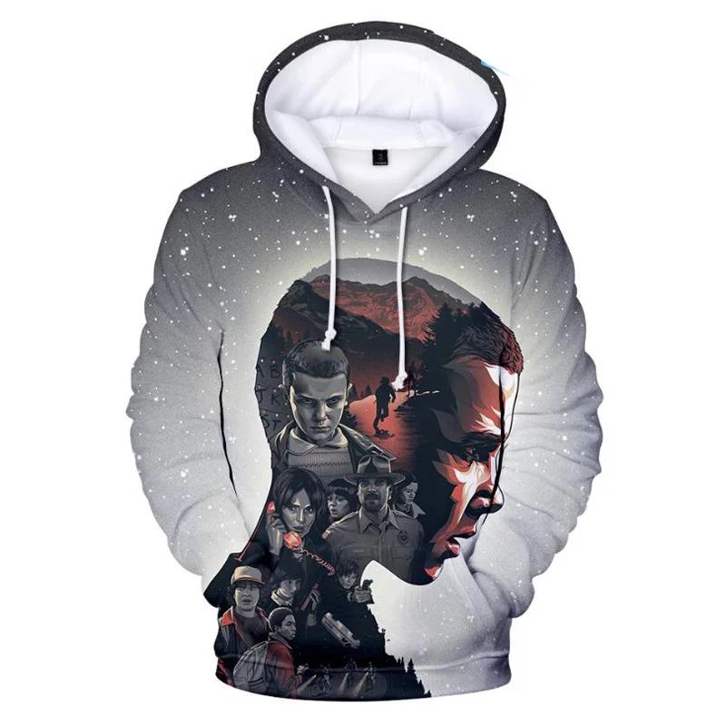 

Stranger Things 3 Hoodie Men/Women Harajuku Sweatshirt Fall Winter Children Kids Boys/Girl 3D Print Hip Hop Hoodie Funny Clothes