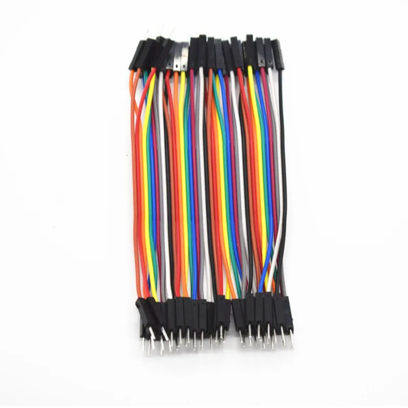 40pcs=1lot 10cm 2.54mm 1pin Male to jumper wire Dupont cable | Обустройство дома