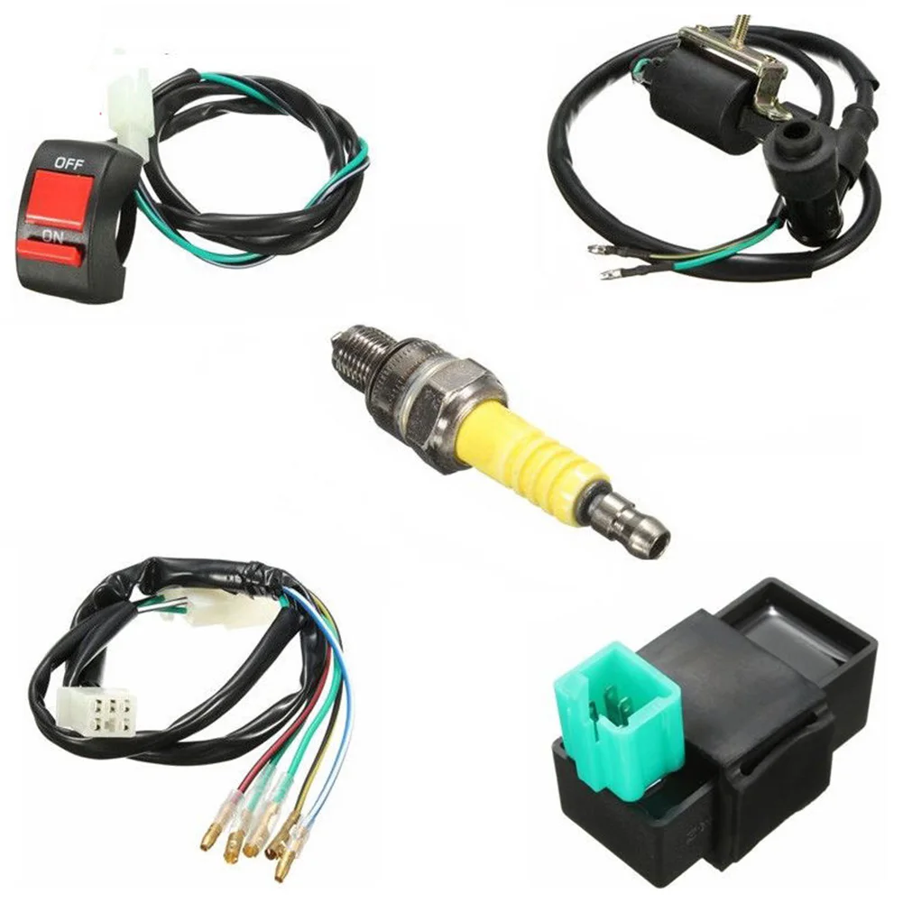 ВКЛ ВЫКЛ проводки ткацкий станок старт катушки мотоциклов комплект пляж