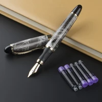 jinhao x450 business pen 14 colors luxury school office ink pen nib without pencil box school writing pen metal fountain pens