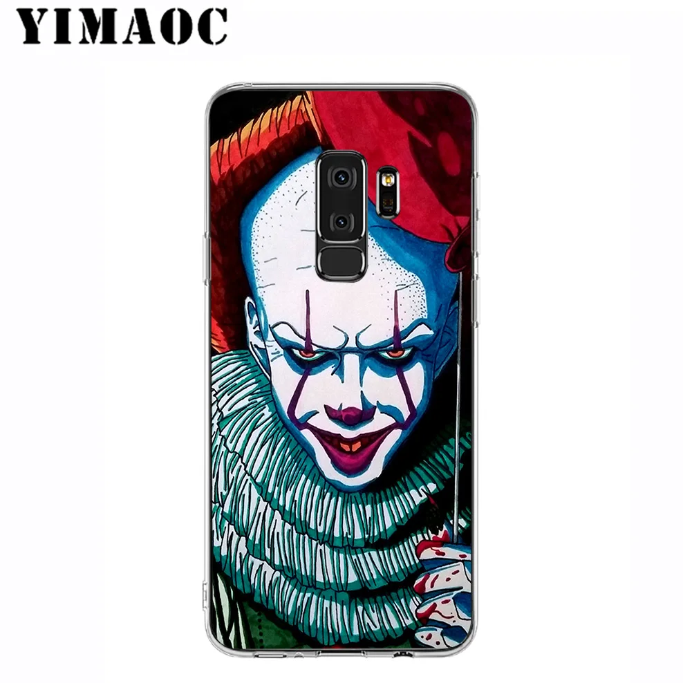 YIMAOC клоун ужас это мягкий силиконовый чехол для samsung Galaxy S10 S10E S9 S8 Plus S7 S6 Edge &amp Note 9 8 |