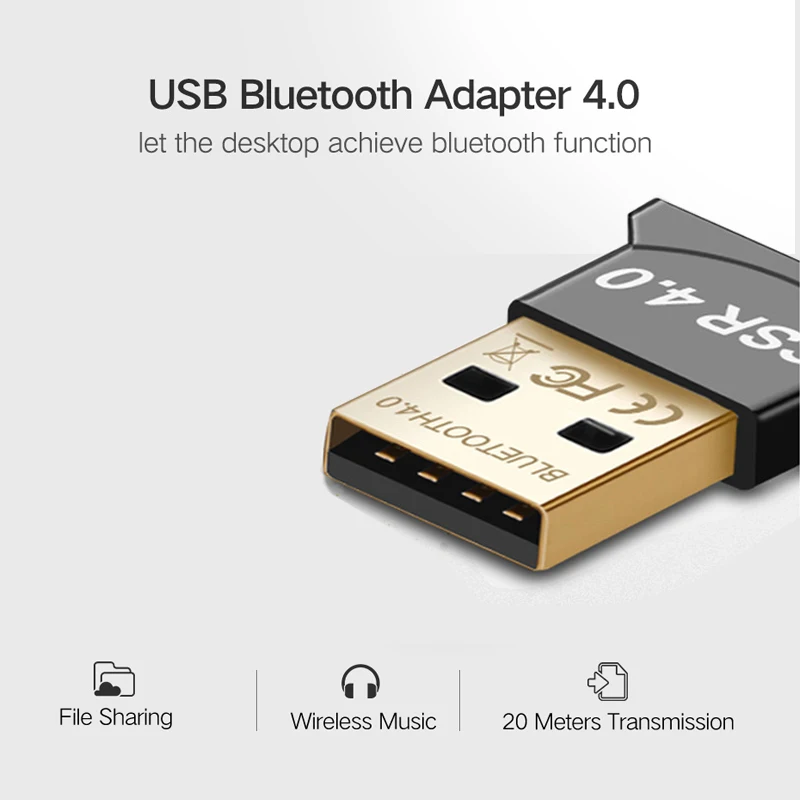DAONO USB Bluetooth адаптер V4.0 CSR Двойной режим беспроводной Ключ 4 0 передатчик для Windows 10 8