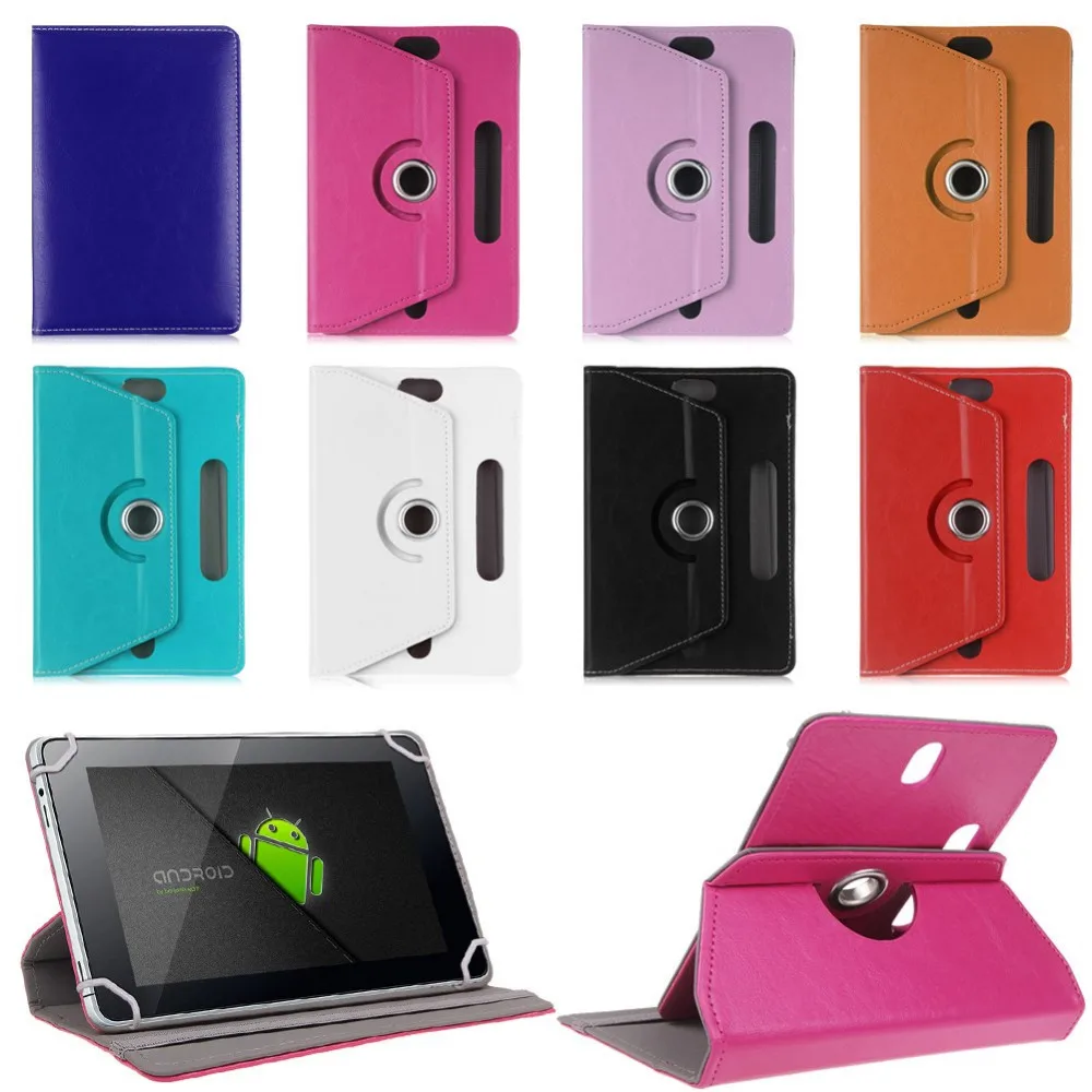 Универсальный 8 &quotдюймовый чехол для планшета Вращающийся Кожаный