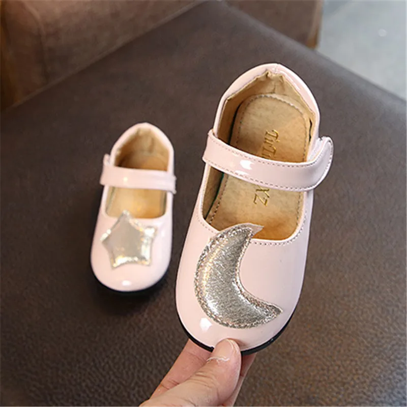 Xinfstreet Brand Children Shoes Girls Princess Cute Little Kids For PU Leather Party Dress Size 21-30 |