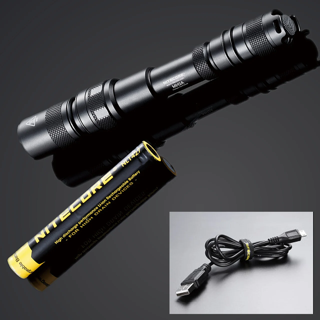 Оптовая продажа NITECORE MH2A 600 люмен XM-L U2 светодиодный перезаряжаемый фонарик для