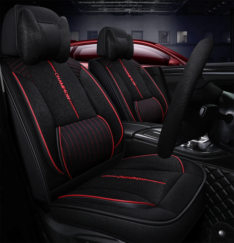 KADULEE льняные автомобильные сиденья для audi a6 4f a4 a3 a5 q3 q5 q2 lada xray mitsubishi pajero skoda octavia nissan leaf автокресла
