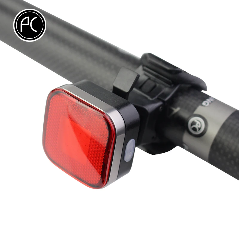 PCycling велосипедный фонарь COB светодиодный Водонепроницаемый задний USB зарядка 6