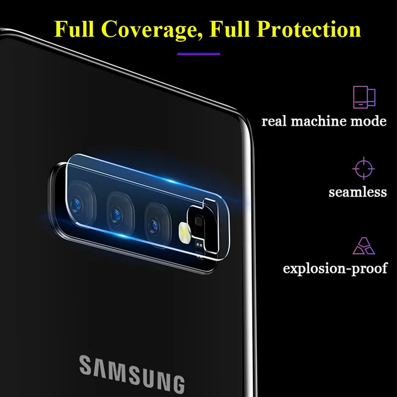 2 шт. защитная пленка для объектива камеры Samsung galaxy S10 Plus|Защитные стёкла и плёнки