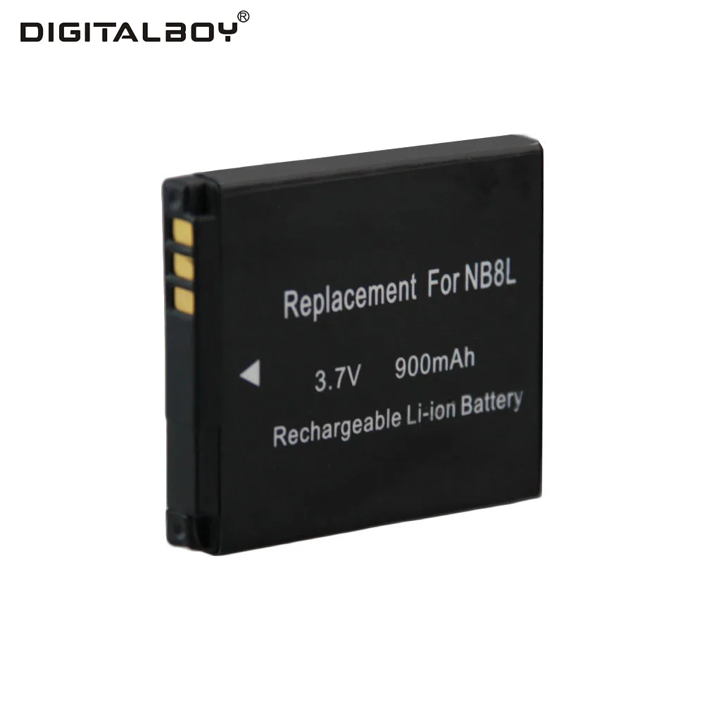 Digitalboy 3 7 В 100 мАч 1 шт. NB-8L NB 8L NB8L Перезаряжаемые Камера Батарея для Canon PowerShot a3100 A3200