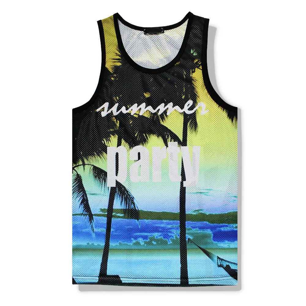 Летний спортивный костюм с 3D принтом Пляжные вечерние повседневные комплекты