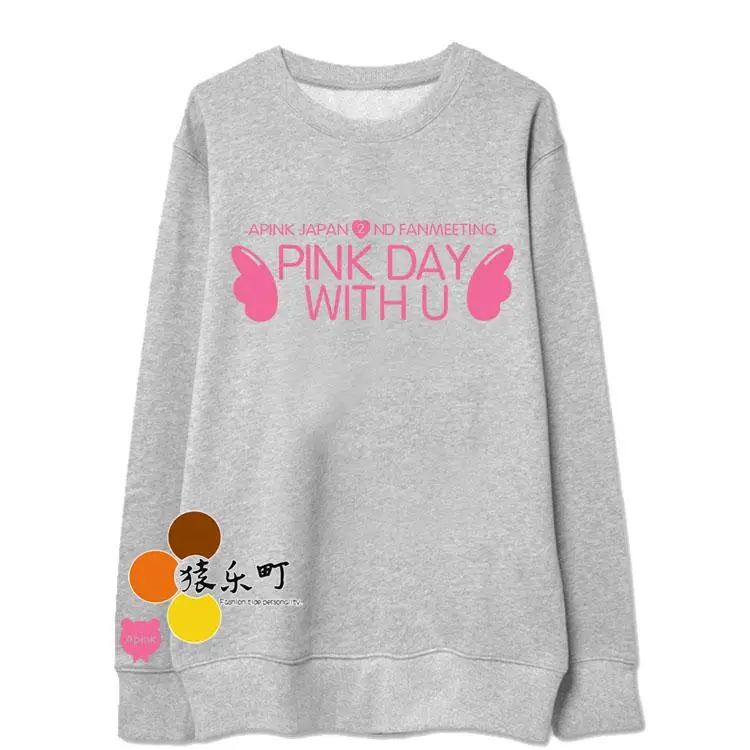 Свитшот Apink женский/мужской с круглым вырезом и принтом|hoodie hoody|hoodies for womenpink pink |