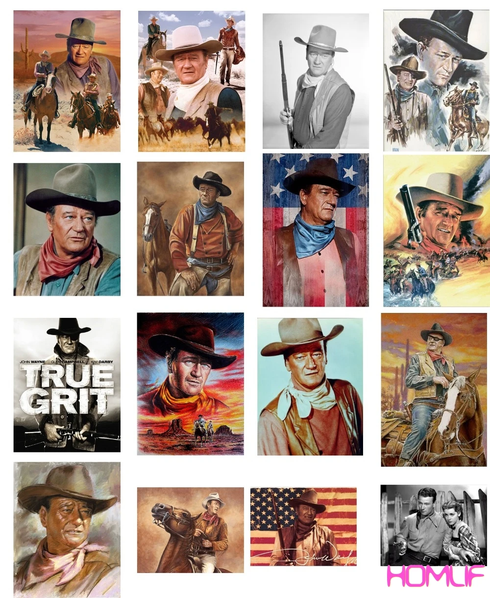 Алмазная вышивка ковбой Джон Уэйн мозаика набор для картин из алмазов крестом