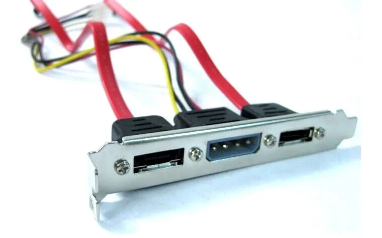 10 шт. DIY SATA в eSATA с 4Pin IDE Molex блок питания адаптер конвертер полный профиль высоты