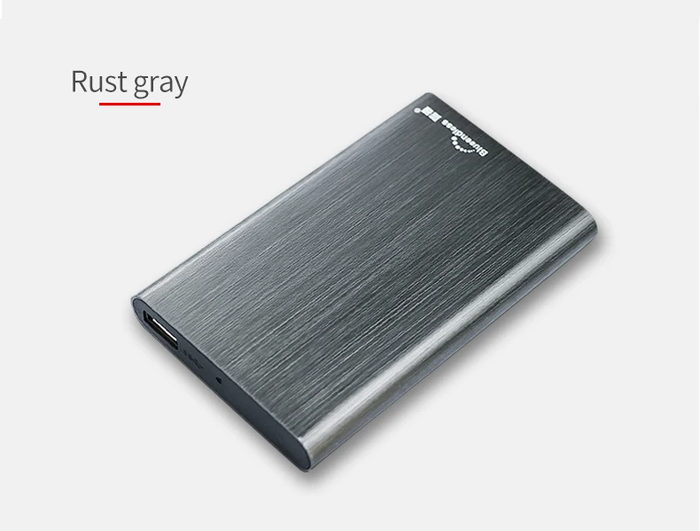 Blueendless HDD внешний жесткий диск 1 ТБ алюминиевый Sata USB 3,0 Портативный жесткий диск Disco Duro Externo с 2," Корпус для жесткого диска