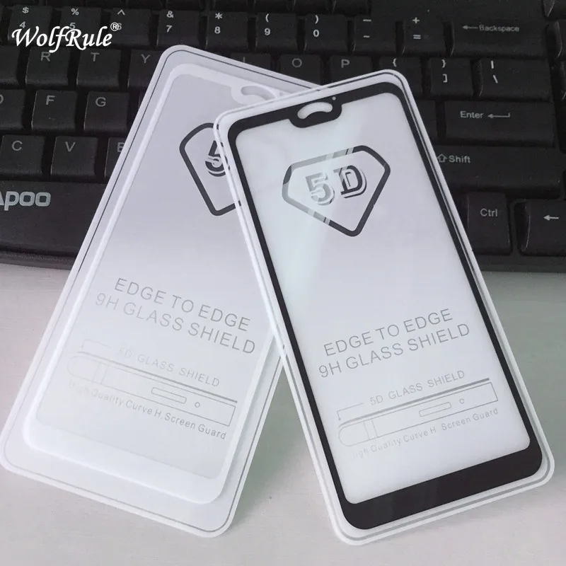 5D полное покрытие клеем закаленное стекло Huawei Honor 9i Защитная пленка для экрана